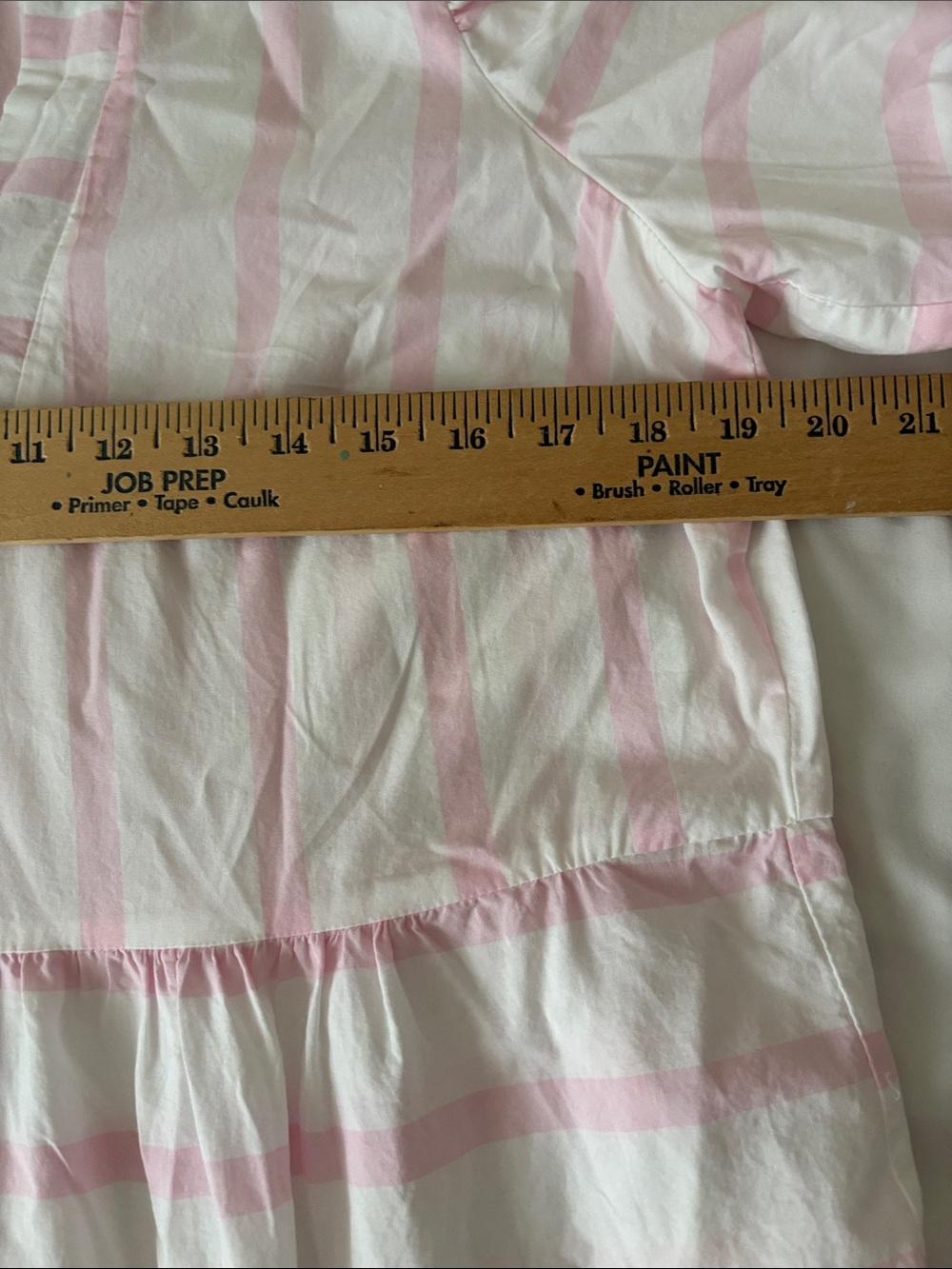 crown & ivy White and Light Pink Striped Maxi Dress - Picture 4 of 7